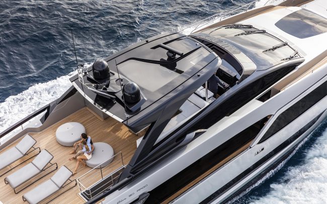 Riva 90' Argo cruising